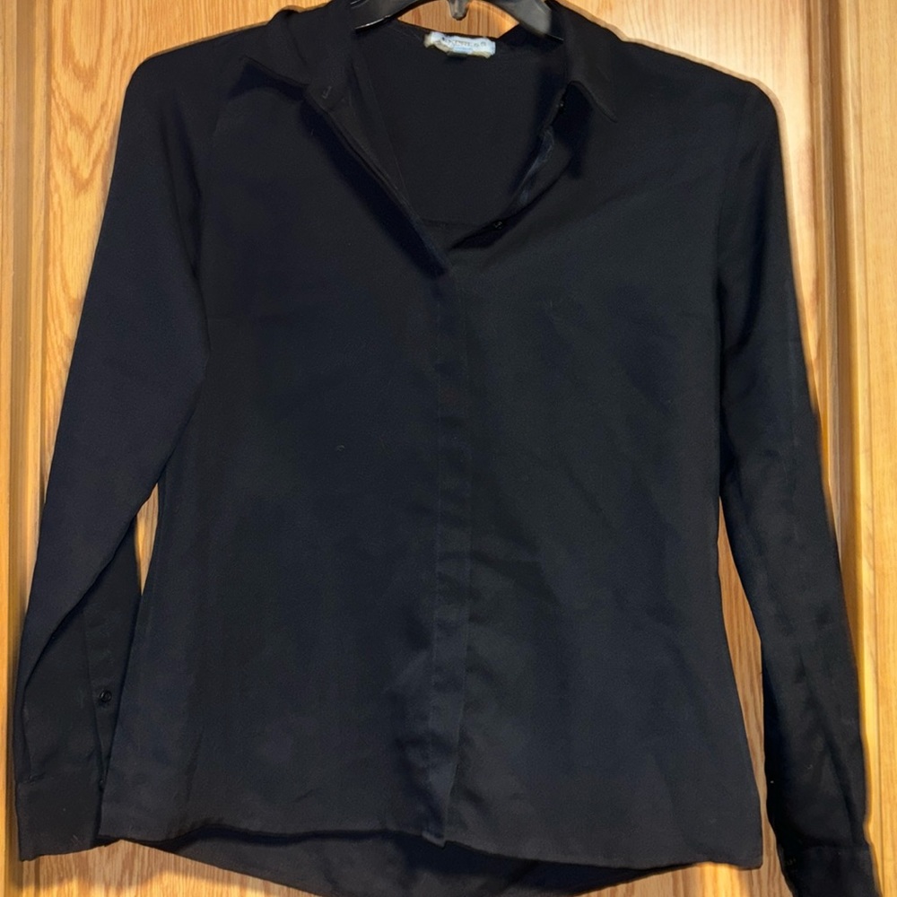 Black button up